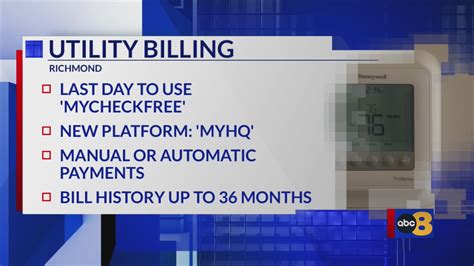 richmond city utility bill|MyHQ .